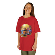 Kids Tee - Sunset Beach Truck Design - Cookies Trend Collective
