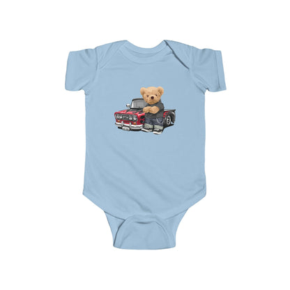 Teddy Bear Custom Pickup Truck Design - Onesie