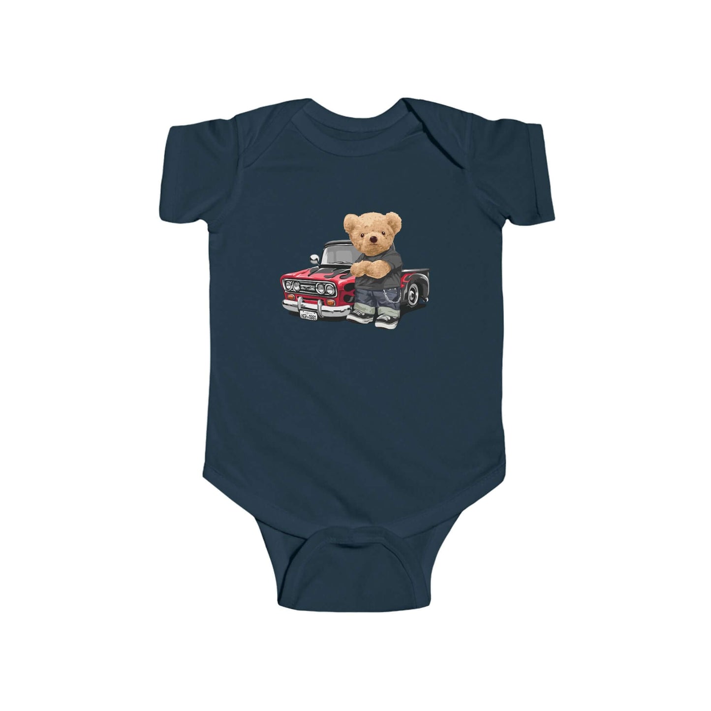 Teddy Bear Custom Pickup Truck Design - Onesie