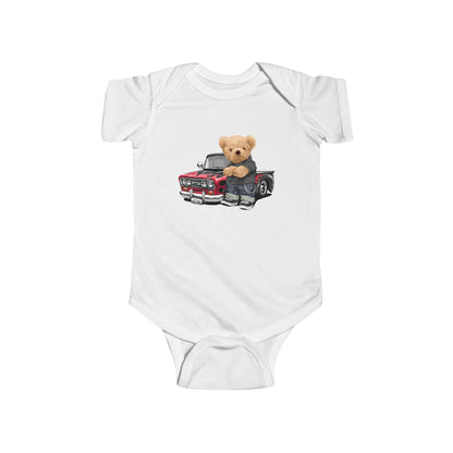 Teddy Bear Custom Pickup Truck Design - Onesie