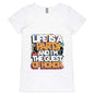 Unisex woman's V-Neck tee with funny party quote 'Life is a party and I'm the guest of honor', perfect for casual celebrations.
