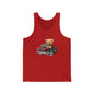 Tank Top - Cool Teddy Bear next to Pickup Truck Design