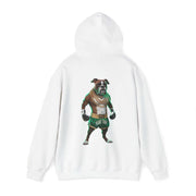 Hooded Sweatshirt - Boxer Dog Muay Thai Fighter Design - Cookies Trend Collective