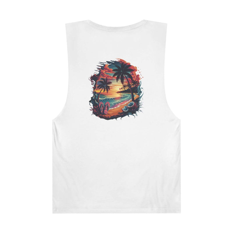 Experience Summer Bliss with the Sunset Beach Tank Top - authentic product design
