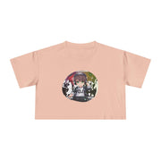 Crop Tee - Chibi DJ Boy Party Scene - Cookies Trend Collective