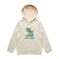 Kids hoodie featuring a cute cartoon 'Little Dragon' design, perfect for young dragon enthusiasts.