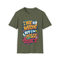 Colourful unisex T-Shirt featuring the funny quote 'I may be wrong but I really doubt it'.