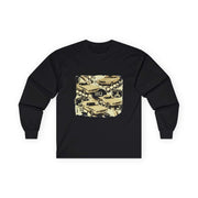 Retro Car Long Sleeve Tee - 70's HQ Holdens Design - Cookies Trend Collective