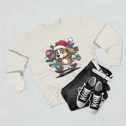 Santa Dog Crewneck Sweatshirt