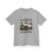 Kids T-Shirt - Off Road Truck Sunset Desert Retro Design - Cookies Trend Collective