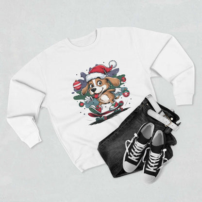 Santa Dog Crewneck Sweatshirt