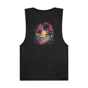 Sunset Beach Unisex Tank Top-Tropical Island, Summer Vibes - Cookies Trend Collective