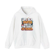 Hooded Sweatshirt with Funny Party Quote - Unisex - Cookies Trend Collective