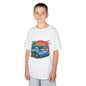 Retro kids T-shirt featuring a vintage pickup truck design, perfect for cruisin vibes and car lovers.