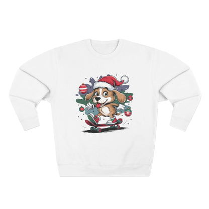 Santa Dog Crewneck Sweatshirt