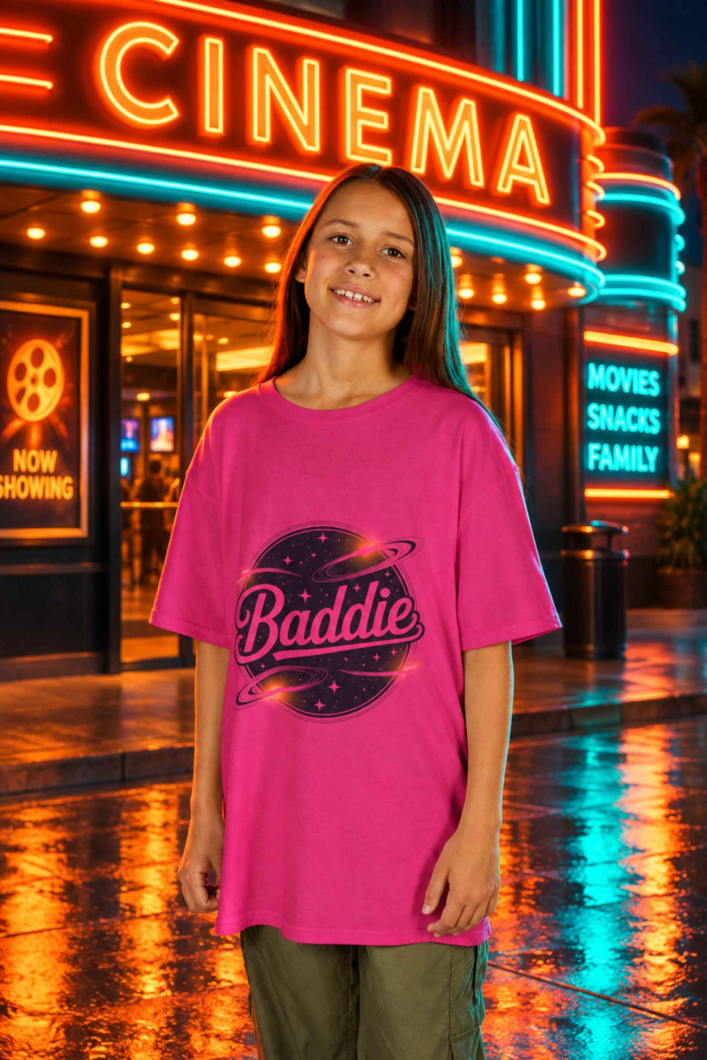 Kids Retro Baddie Tee - Unleash Your Child's Unique Style - Cookies Trend Collective