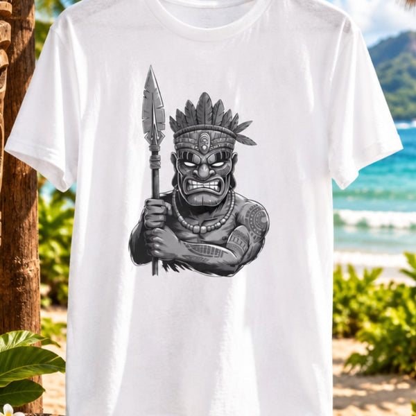 Tiki Character T-Shirt Cotton - Cookies Trend Collective
