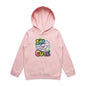 AS Colour kid's hoodie with cute koala and bunny design featuring colorful "I'm Cute" text.