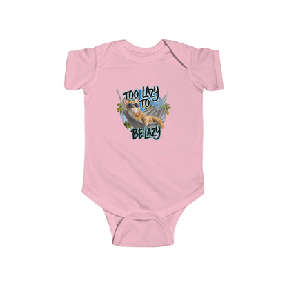 Infant Bodysuit - Cat in Hammock Too Lazy to be Lazy Beach Design