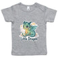 Infants Tee featuring adorable Little Dragon cartoon, perfect for young dragon fans.