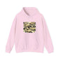 Vintage Holden hoodie in pink featuring iconic HQ Kingswood muscle cars design, perfect for Australian car enthusiasts.