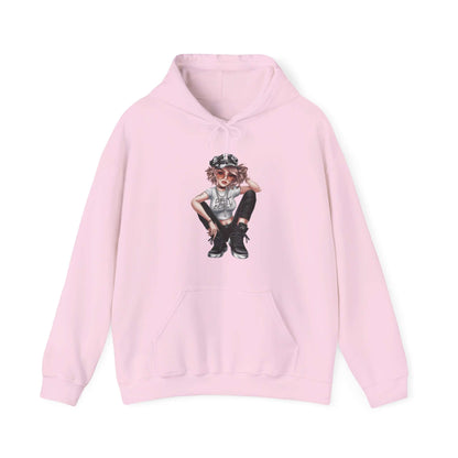 Urban Girl Hoodie - Streetwear and Bling Pose