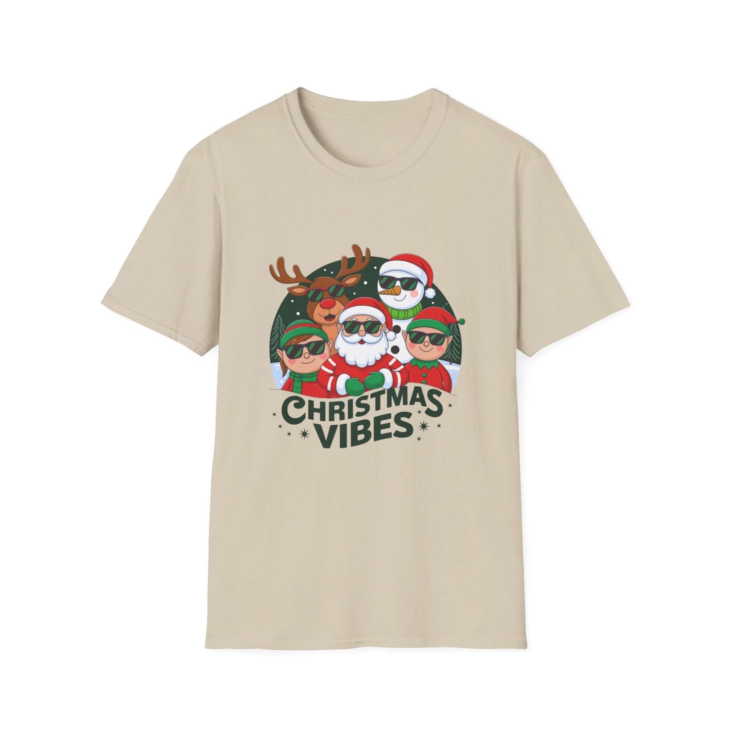 Christmas Crew Unisex T-Shirt - Santa, Elf's, Reindeer, Snowman - Christmas Vibes