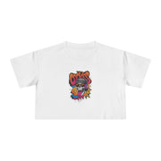 Crop Tee - Graffiti Skull Cookies Design - Cookies Trend Collective