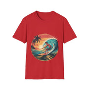 Vintage Surfer T-Shirt Sunset Session Retro Wave Print - Cookies Trend Collective
