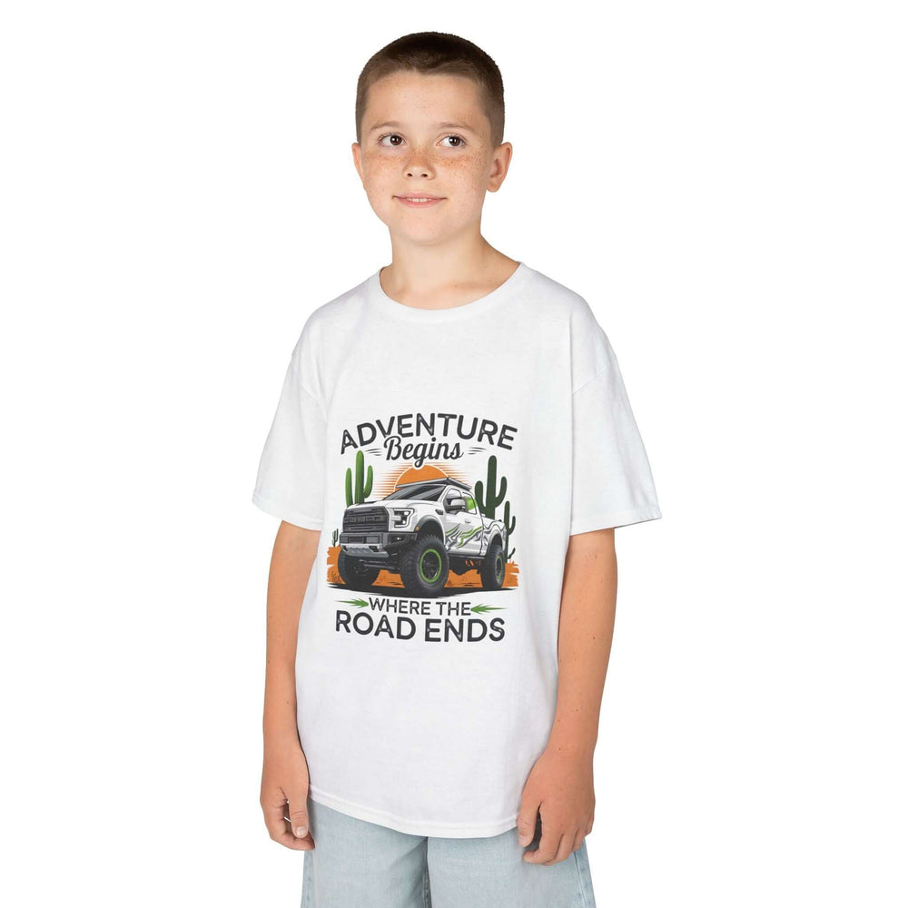 Kids T-Shirt - Off Road Truck Sunset Desert Retro Design - Cookies Trend Collective
