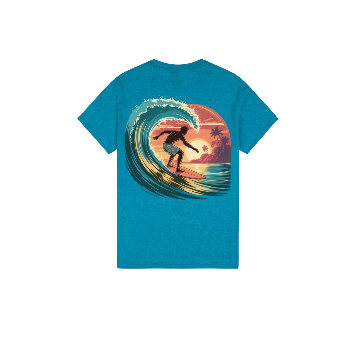 Island Surf Tee – Retro Surfing Graphic T-Shirt | Cookies Trend Collective
