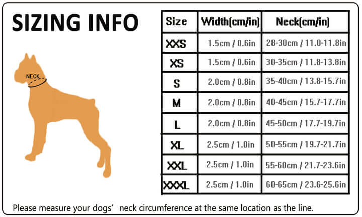 True Love Heavy Duty Reflective Dog Collar - Black, S-1831155605130317826