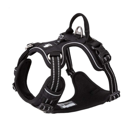 True Love No Pull Explosion Proof Dog Harness - Black, M-1831155631894171650