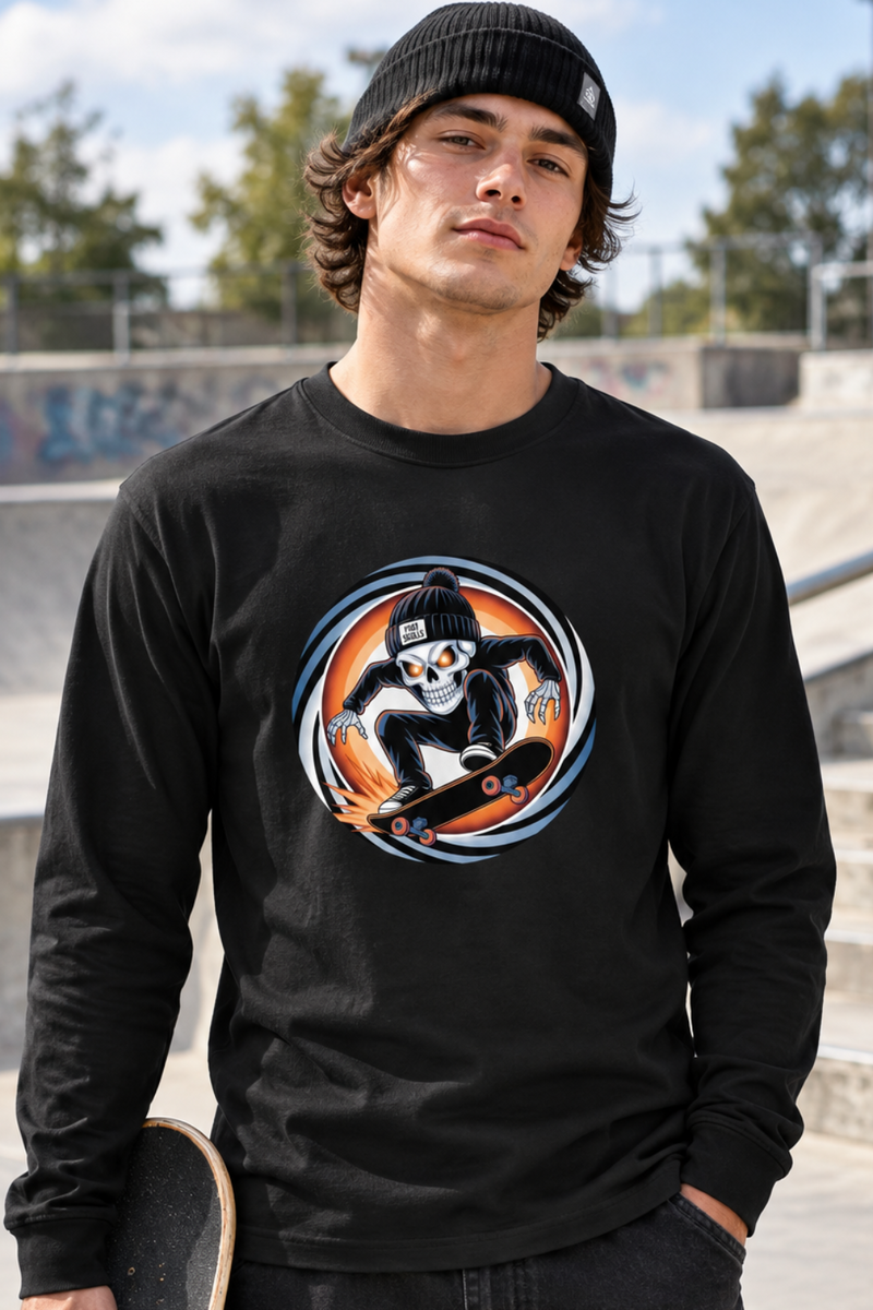 Phat Skulls Skater Long Sleeve - authentic product design