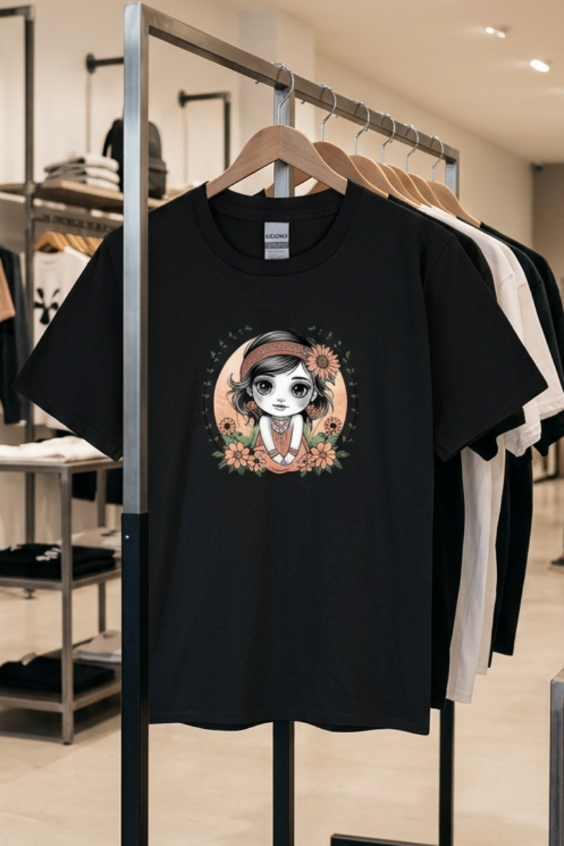 Chibi Girl Garden Youth T-Shirt - authentic product design