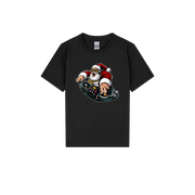 DJ Santa Youth T-Shirt – Funny Christmas DJ Shirt for Kids