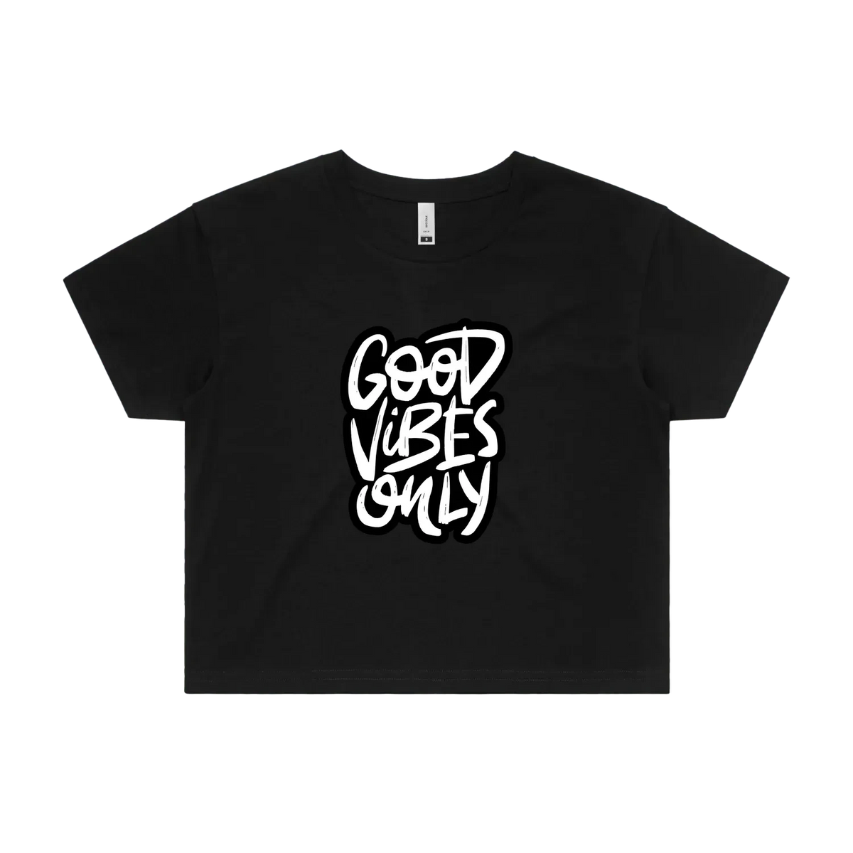 Good Vibes Only Crop Top