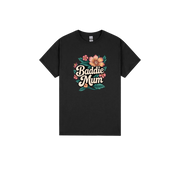 Baddie Mum T-Shirt – Floral Mum Graphic Tee | Cookies Trend Collective