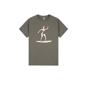 Mermaid Surfer T-Shirt – Retro 70s Surf Graphic Tee