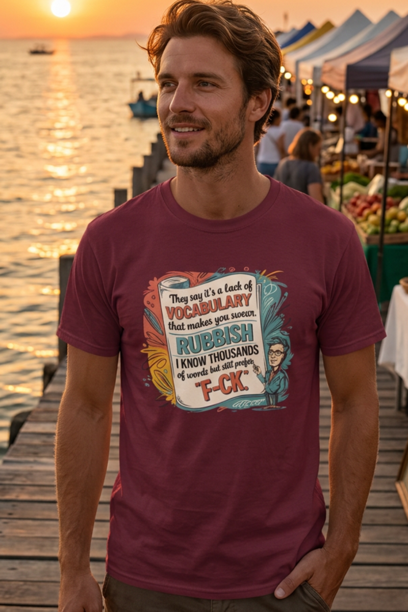 Funny Vocabulary T-Shirt - authentic product design