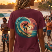 Island Surf Tee – Retro Surfing Graphic T-Shirt | Cookies Trend Collective