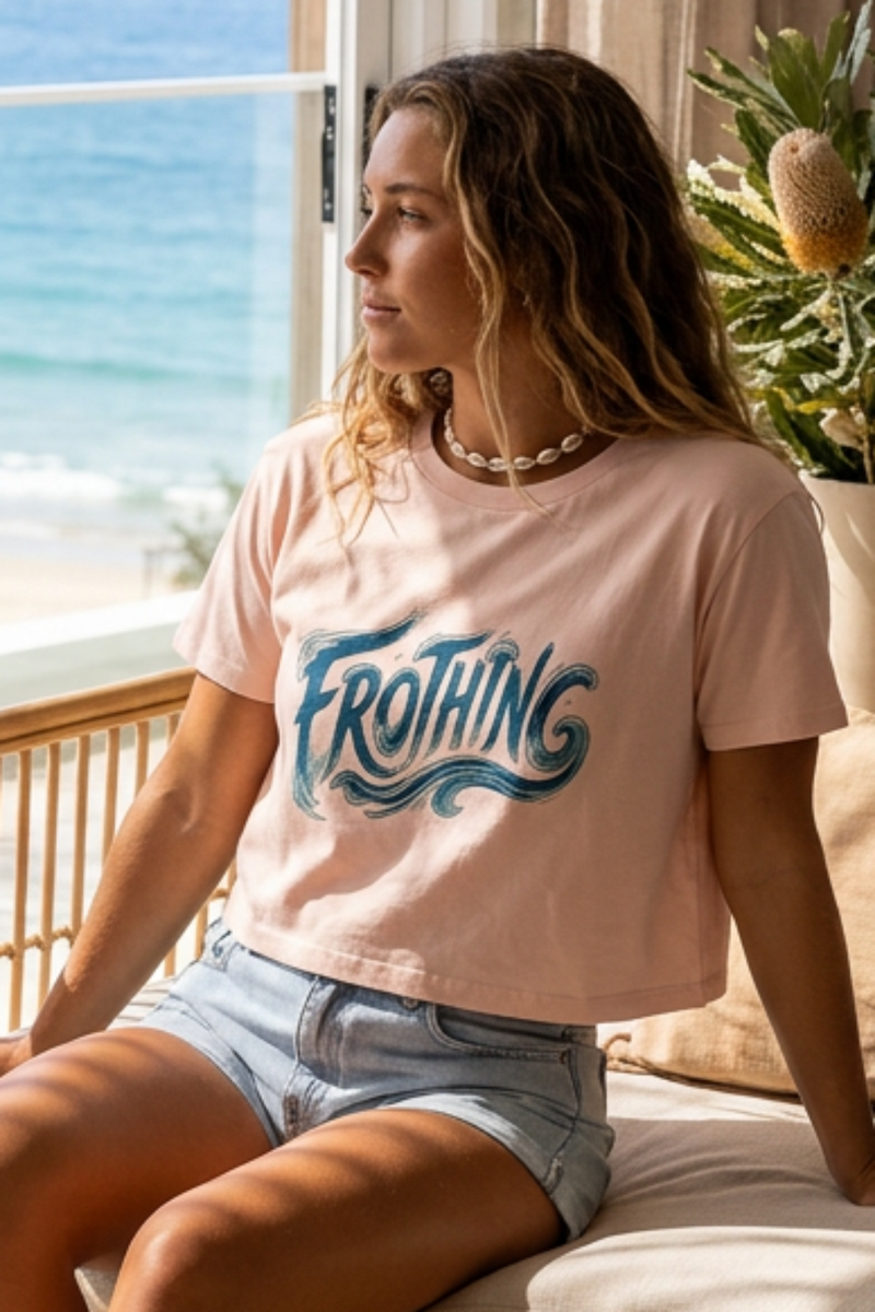 Frothing Crop Top - authentic product design