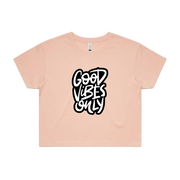 Good Vibes Only Crop Top