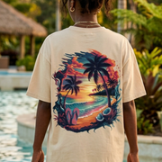 Sand back flat lay