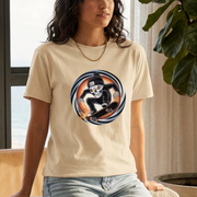 Shop the Phat Skulls Skater T-Shirt by Cookies Trend Collective. Featuring a colourful cartoon skull skater on a Gildan Heavy Cotton tee. Five colours, sizes S–5XL.