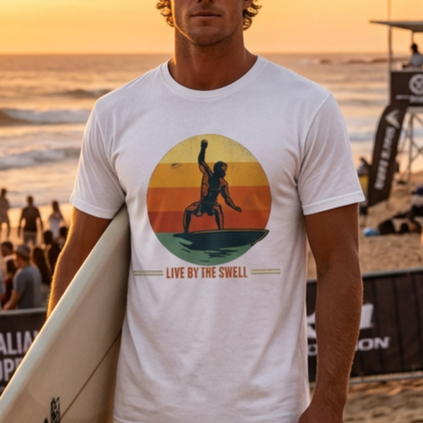 Swell Tee – Retro Surfing Graphic T-Shirt