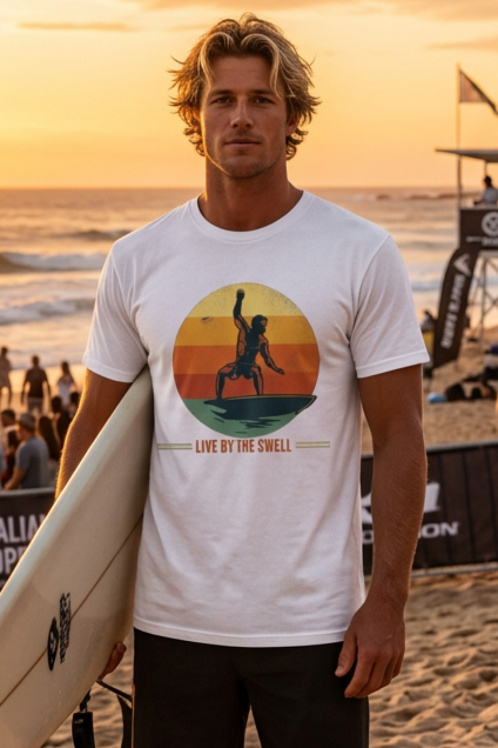 Swell Tee – Retro Surfing Graphic T-Shirt