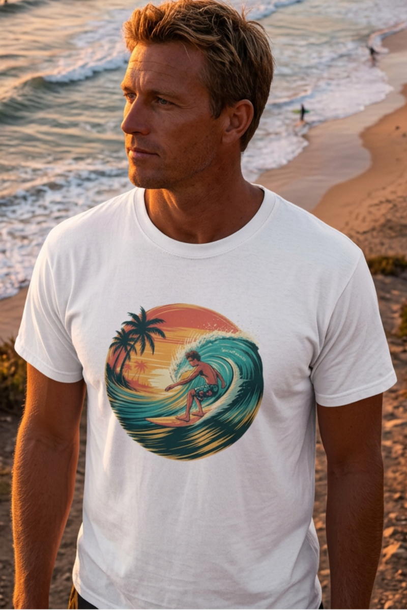 Sunset Session T-Shirt - authentic product design