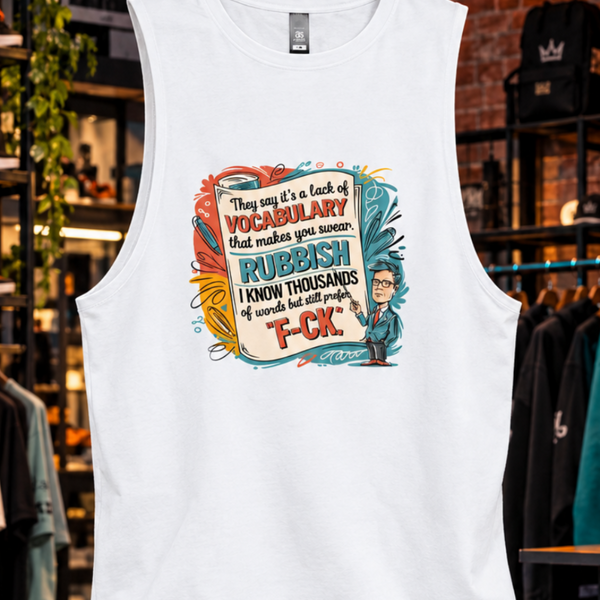 Funny Vocabulary Tank Top - Cookies Trend Collective