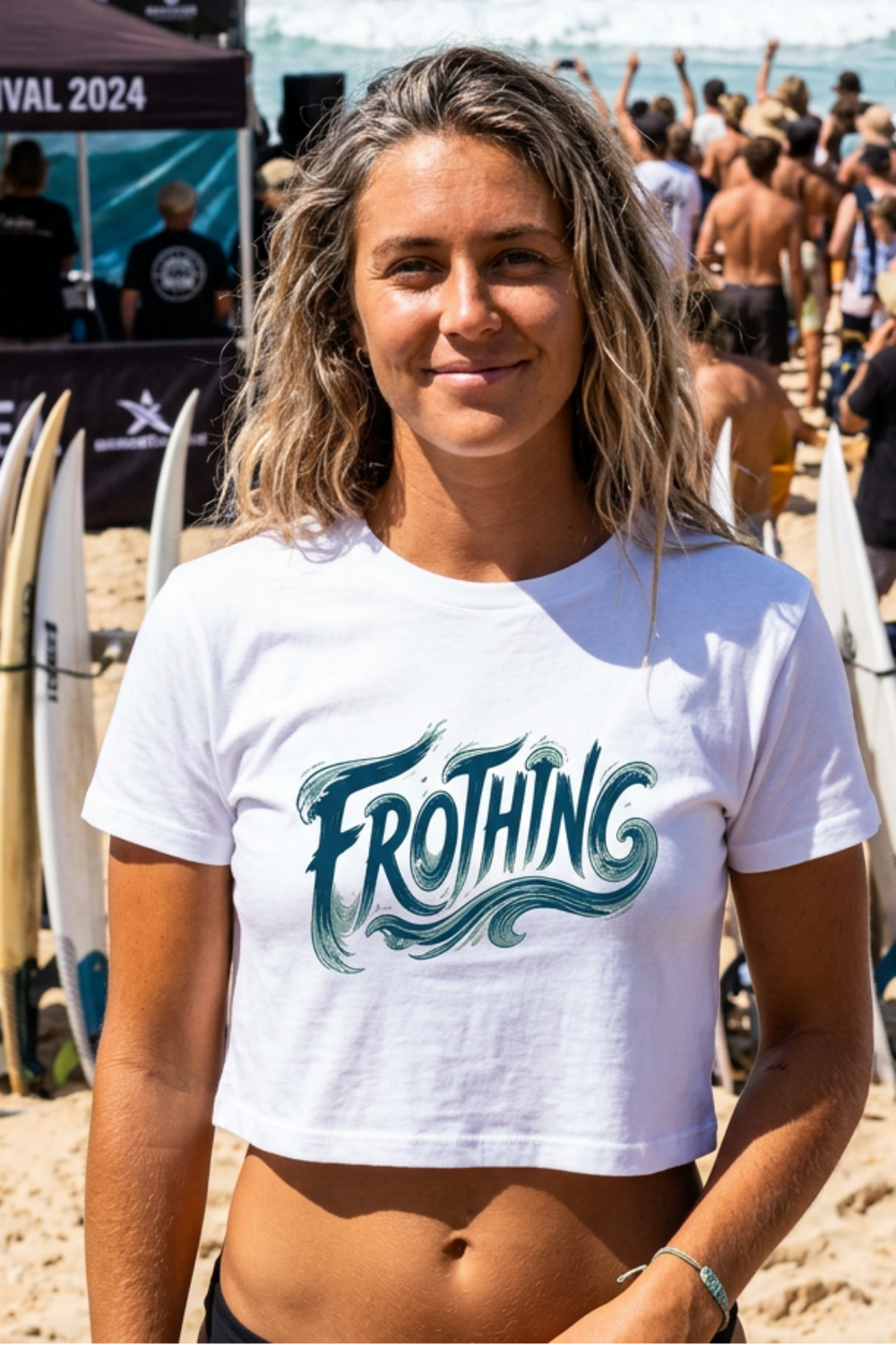 Frothing Crop Top